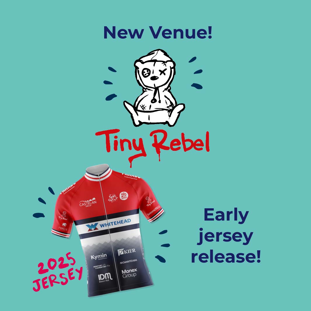 New venue - Tiny Rebel. Early jersey release