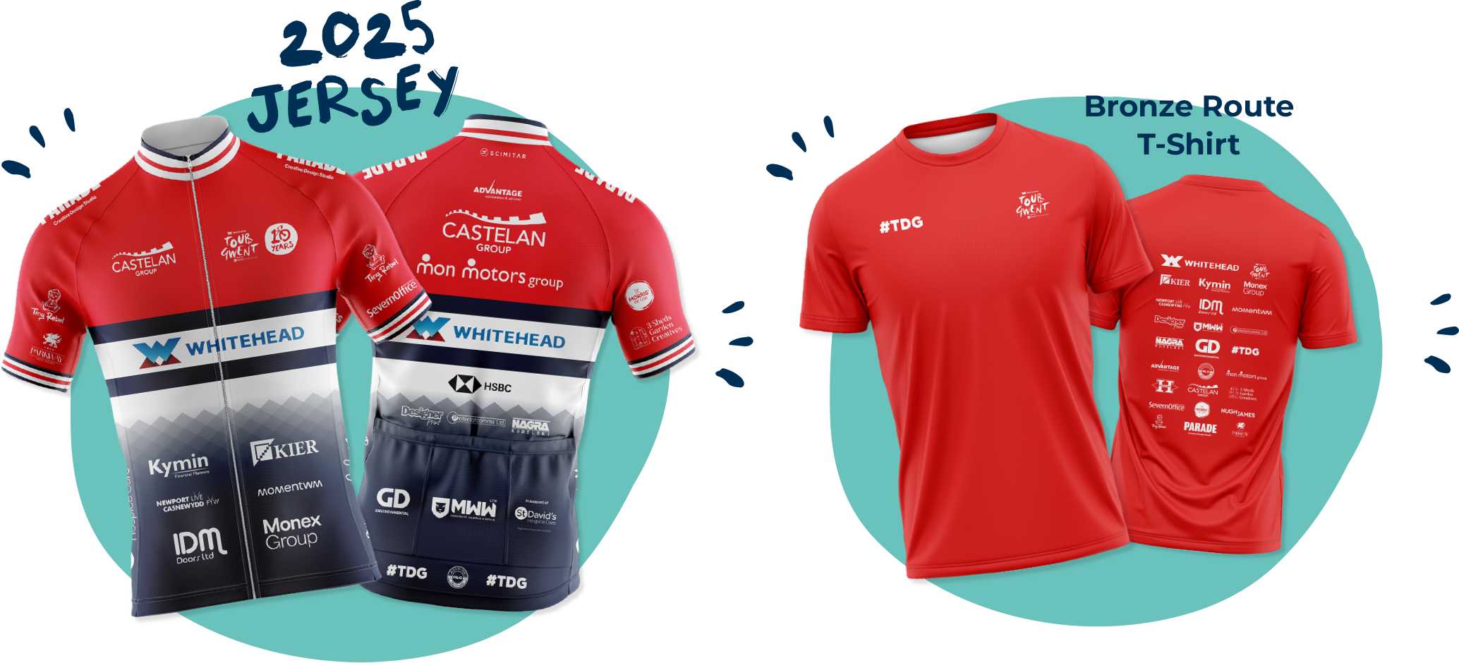 2025 Jersey & Bronze Route T-Shirt